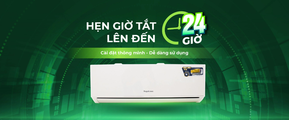 Máy lạnh - Nagakawa Mono 1.5 HP NS-C12R2T30 - Xuất xứ Malaysia